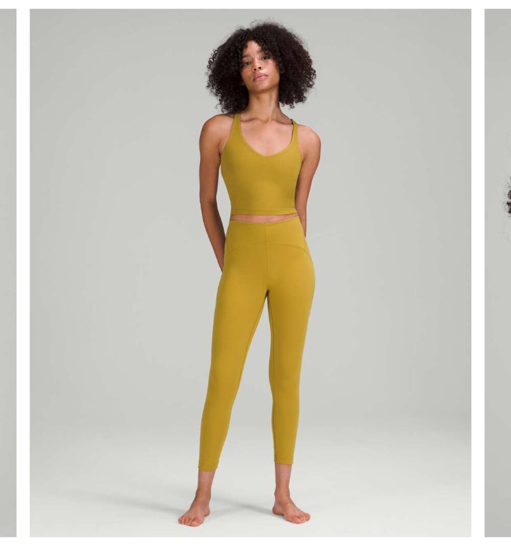 Lululemon Align Tank Top Auric Gold Sz 4